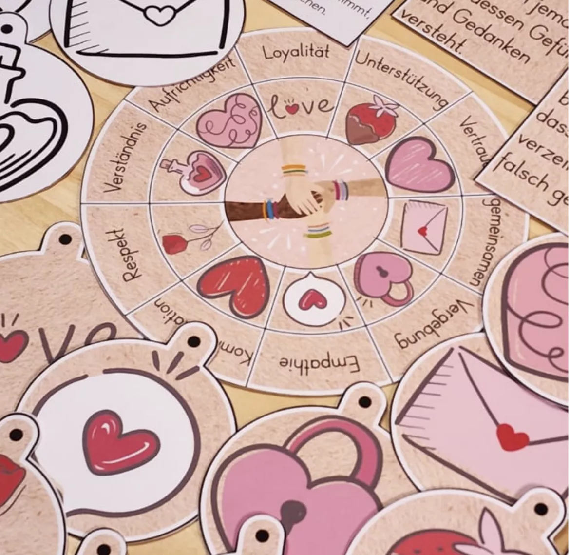 Bild in der Beschreibung des Unterrichtsmaterials VALENTINSTAG - über Freundschaft sprechen von kreativ lernen #1