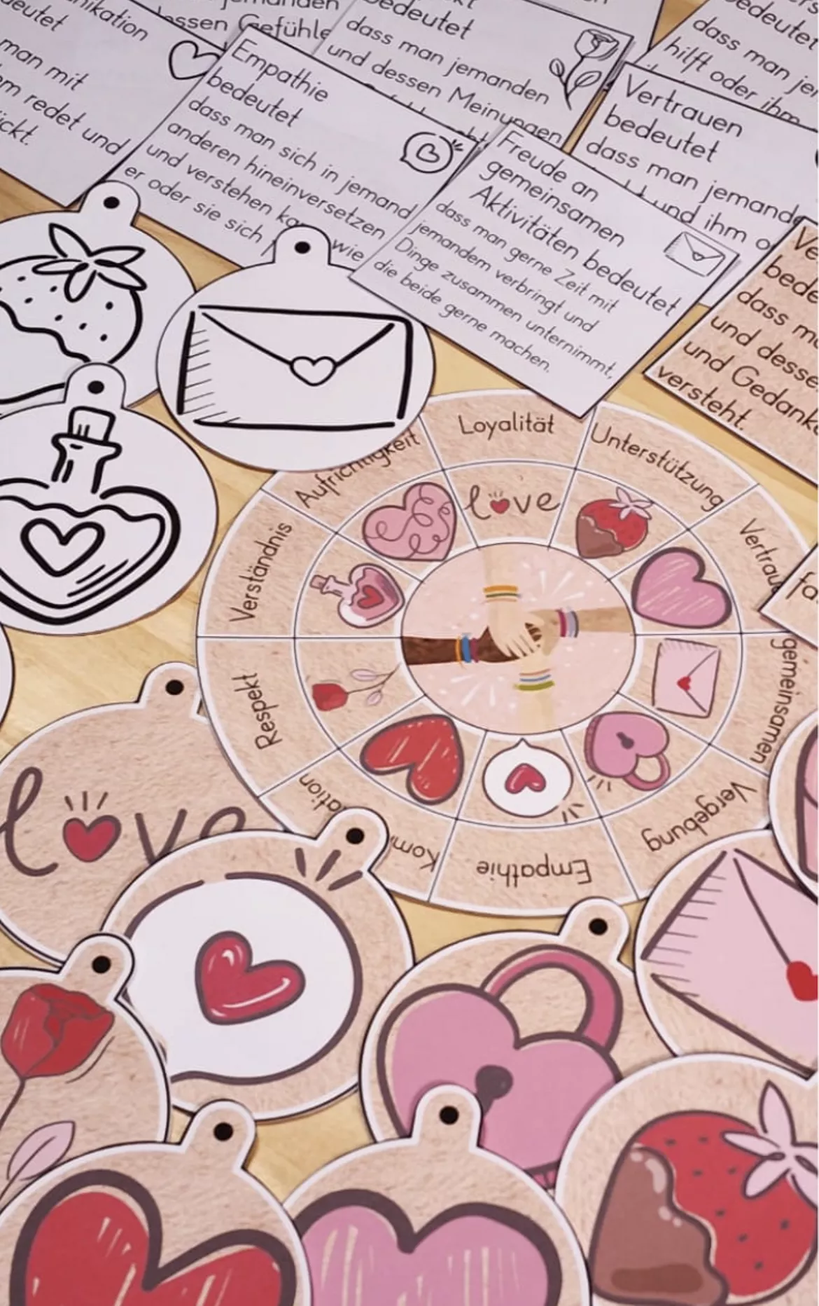Bild in der Beschreibung des Unterrichtsmaterials VALENTINSTAG - über Freundschaft sprechen von kreativ lernen #2