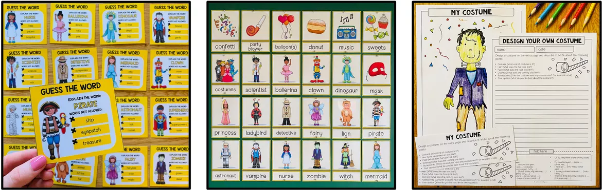 Bild in der Beschreibung des Unterrichtsmaterials CARNIVAL - English Bundle (Carnival in English lessons) von MyTeachingFactory #2