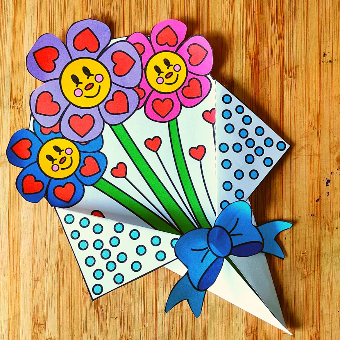Bild in der Beschreibung des Unterrichtsmaterials Ramo de flores de San Valentín von Learn and Play #2