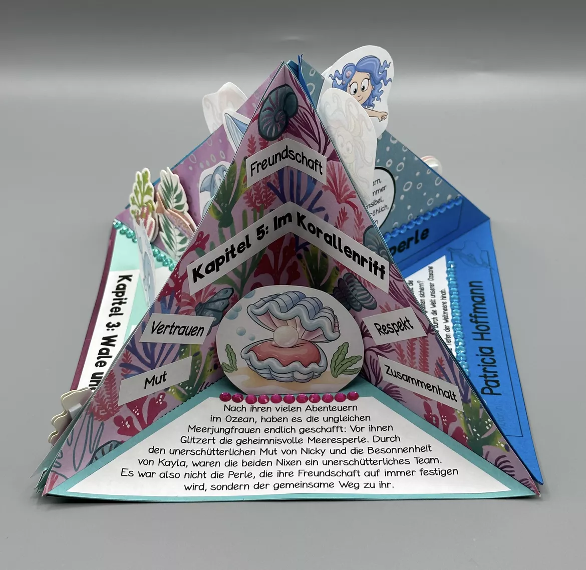 Bild in der Beschreibung des Unterrichtsmaterials Buchpräsentation mal anders - Quadrama von Eat Teach Sleep #1