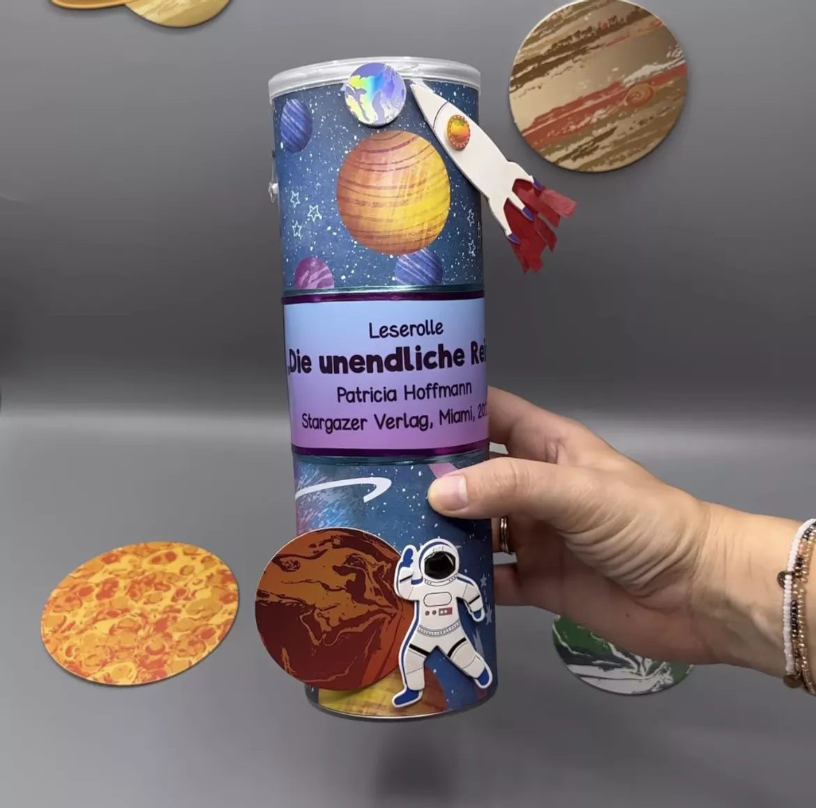 Bild in der Beschreibung des Unterrichtsmaterials Buchpräsentation mal anders - Leserolle von Eat Teach Sleep #1