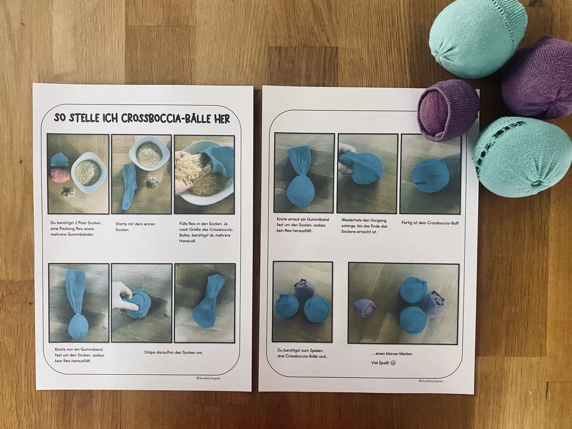 Bild in der Beschreibung des Unterrichtsmaterials Crossboccia: Anleitung zur Herstellung der Bälle von Grundschulimpulse #1