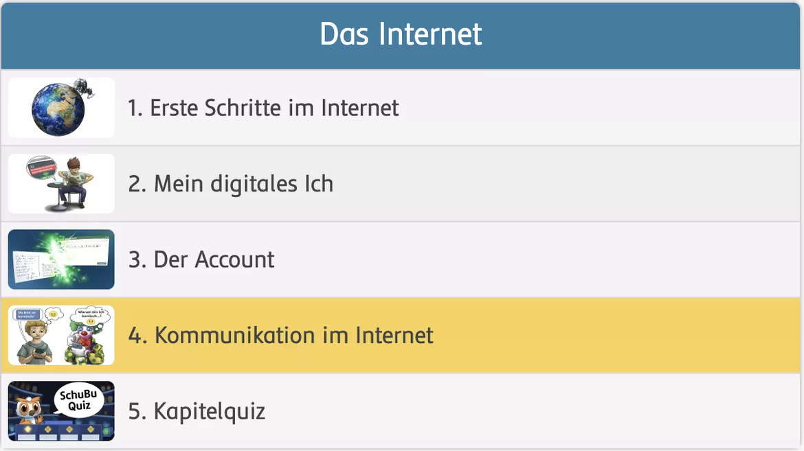 Bild in der Beschreibung des Unterrichtsmaterials Kommunikation im Internet (interaktiv) von SchuBu.digitaleSchulbücher #1