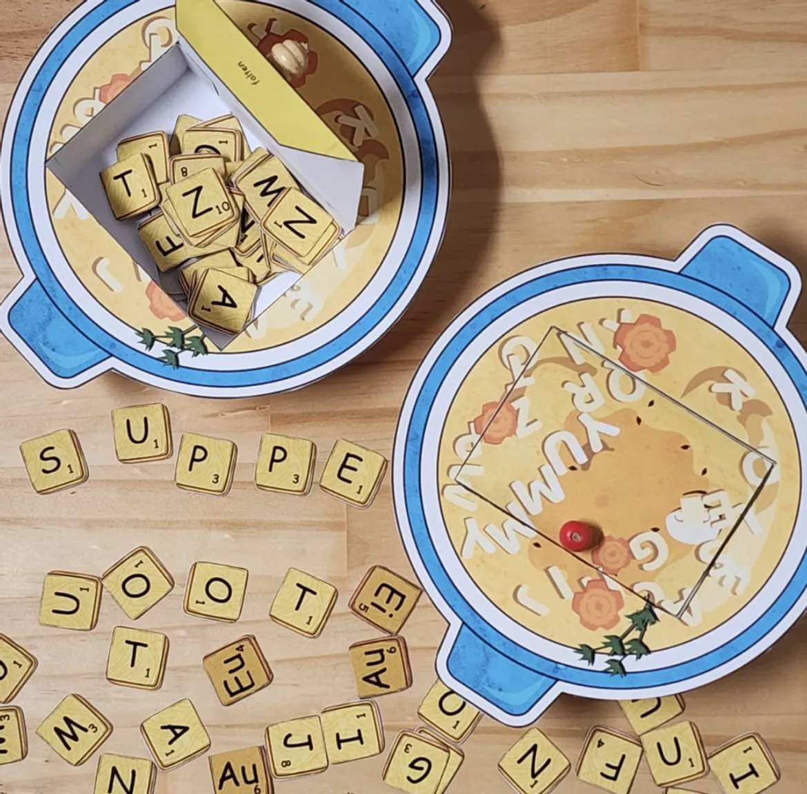 Bild in der Beschreibung des Unterrichtsmaterials Buchstabensuppe Legematerial zum Lesen lernen Buchstabeneinführung von kreativ lernen #1