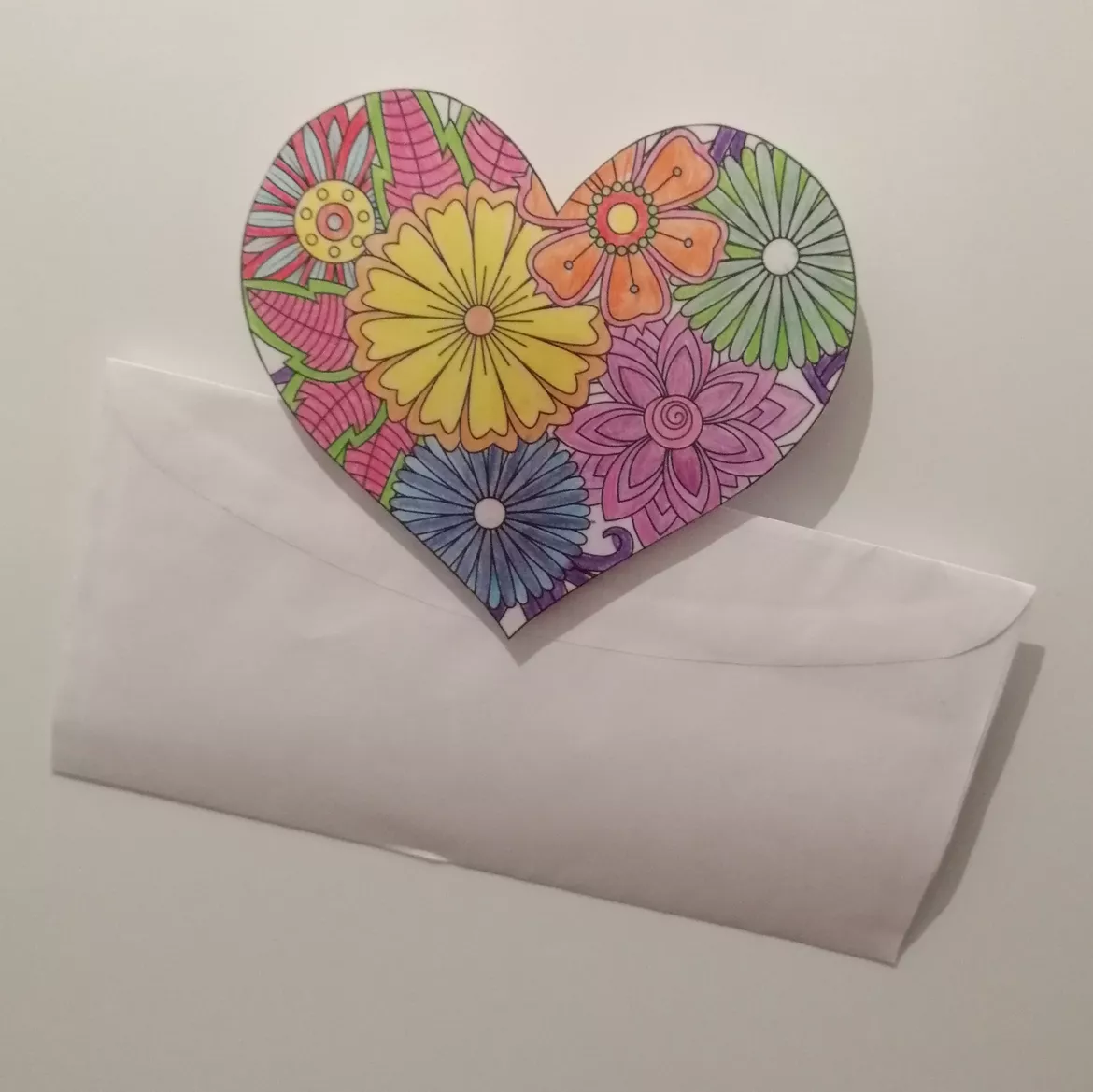 Bild in der Beschreibung des Unterrichtsmaterials Muttertag Vatertag Blumenherzen von Abenteuer Grundschule #4