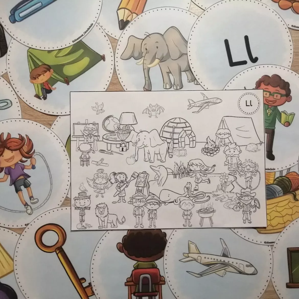 Bild in der Beschreibung des Unterrichtsmaterials Buchstabeneinführung von Abenteuer Grundschule #3