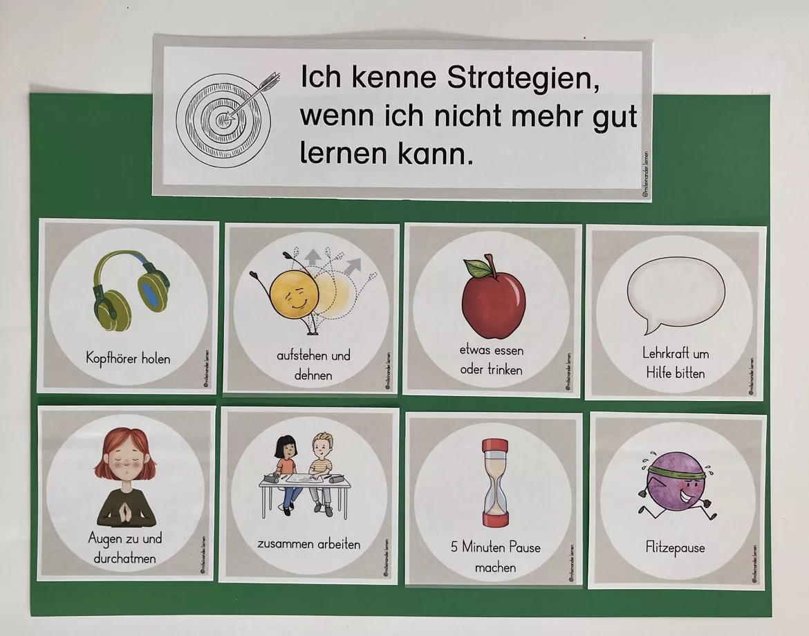 Bild in der Beschreibung des Unterrichtsmaterials Lernpausen machen - Strategien für selbstreguliertes Lernen von miteinander.lernen #1