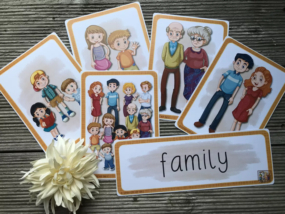 Bild in der Beschreibung des Unterrichtsmaterials Family - Materialpaket von Unterricht mit Herz #1