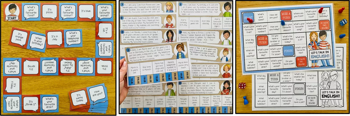 Bild in der Beschreibung des Unterrichtsmaterials NICE TO MEET YOU – English for Beginners (ENGLISH BUNDLE) von MyTeachingFactory #3