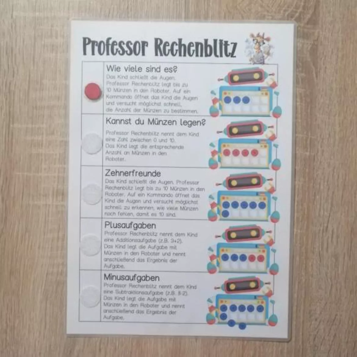 Bild in der Beschreibung des Unterrichtsmaterials Professor Rechenblitz - Rechnen üben von Abenteuer Grundschule #3