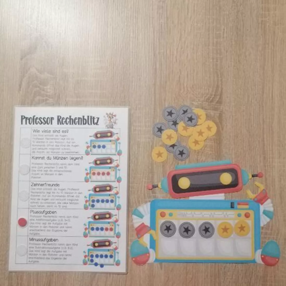 Bild in der Beschreibung des Unterrichtsmaterials Professor Rechenblitz - Rechnen üben von Abenteuer Grundschule #4