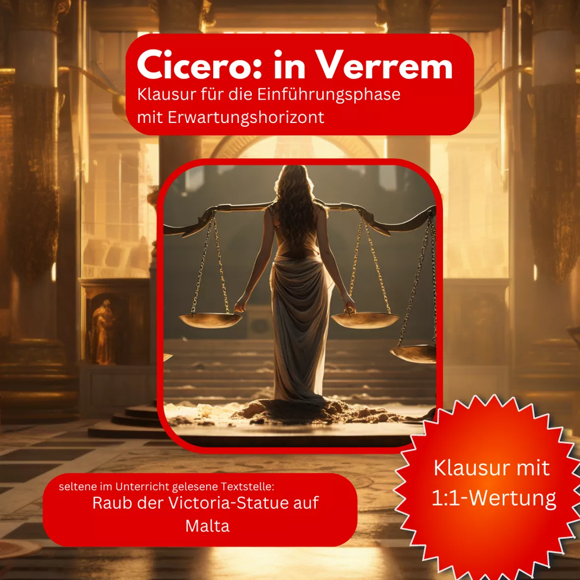 Bild in der Beschreibung des Unterrichtsmaterials Klausur Latein Cicero in Verrem mit EWH von RepetitioDigitalis #1