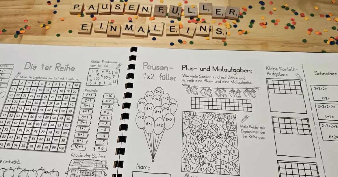 Bild in der Beschreibung des Unterrichtsmaterials Einmaleins üben Pausenfüller zu Malreihen von kreativ lernen #1