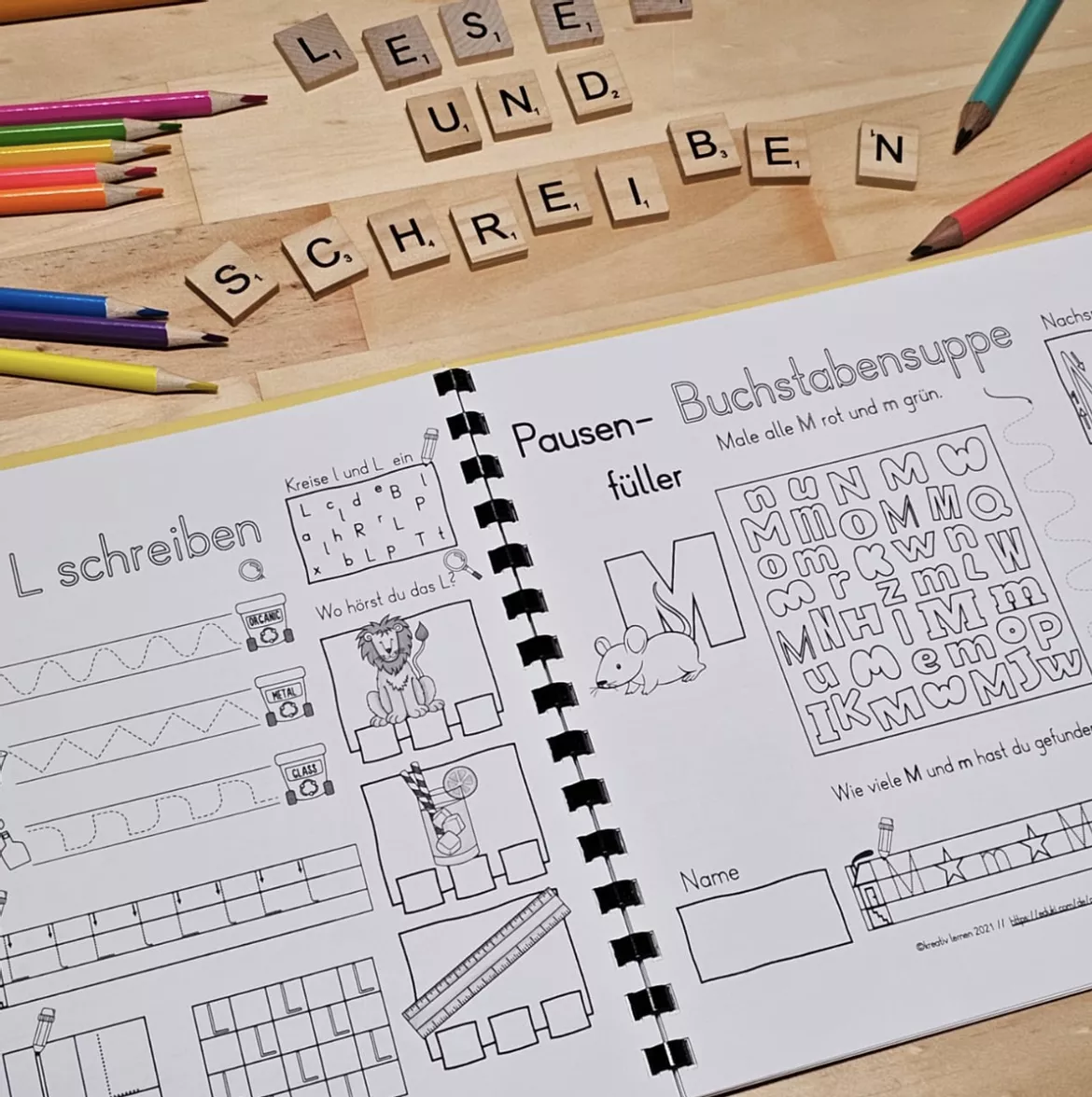 Bild in der Beschreibung des Unterrichtsmaterials Buchstabeneinführung von kreativ lernen #2
