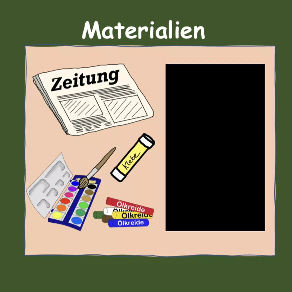 Bild in der Beschreibung des Unterrichtsmaterials Herbst Zeitungsbaum in der Nacht Kunst Kl.1-4 Digital von Bastelkuh #1