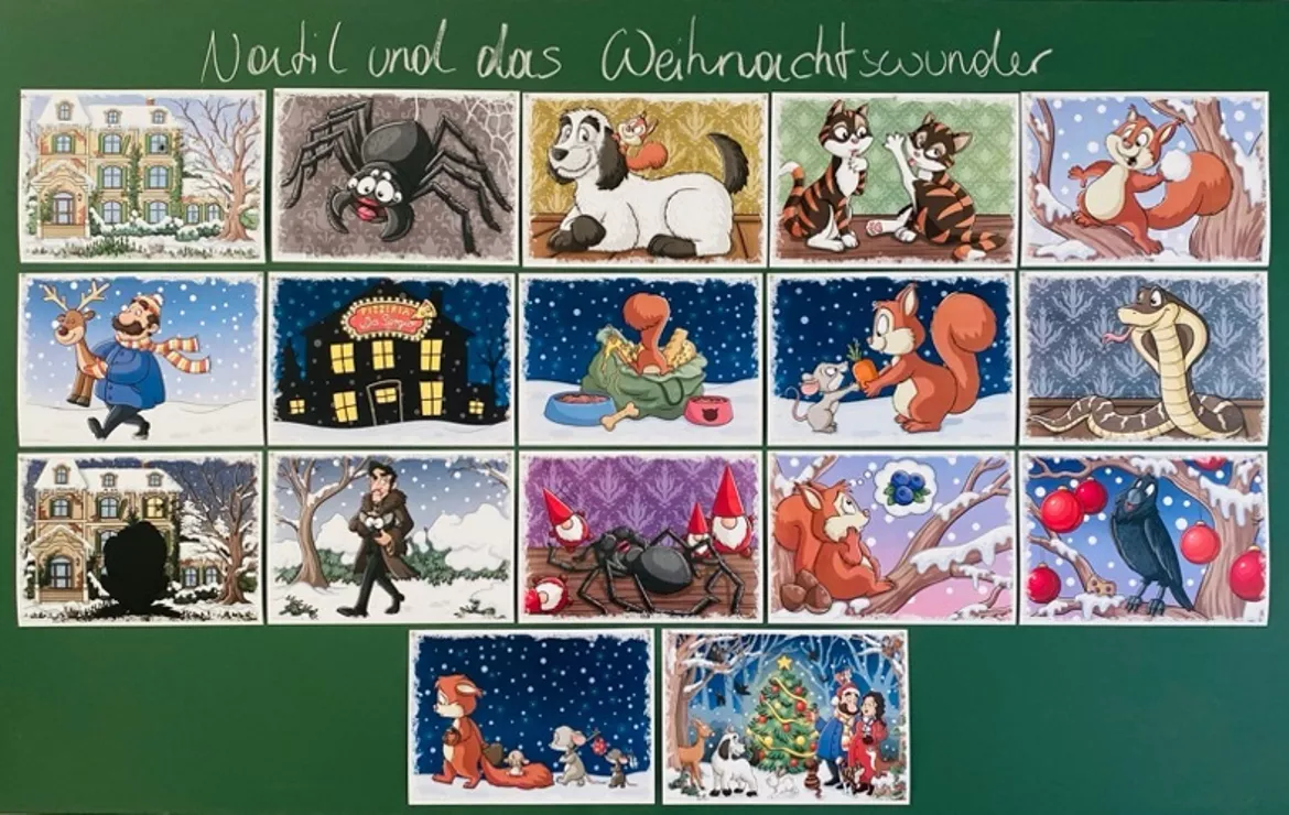 Bild in der Beschreibung des Unterrichtsmaterials Natil und das Weihnachtswunder - Weihnachtsgeschichte mit Begleitmaterialien + Hörbuch für die Adventszeit (Adventskalender) von Unterrichtmitspass #3