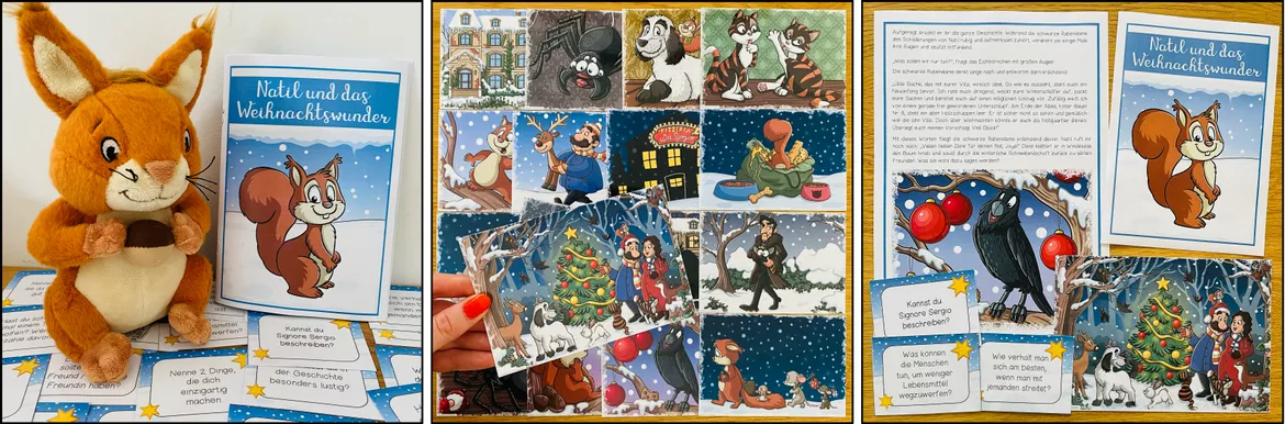 Bild in der Beschreibung des Unterrichtsmaterials Natil und das Weihnachtswunder - Weihnachtsgeschichte mit Begleitmaterialien + Hörbuch für die Adventszeit (Adventskalender) von Unterrichtmitspass #1
