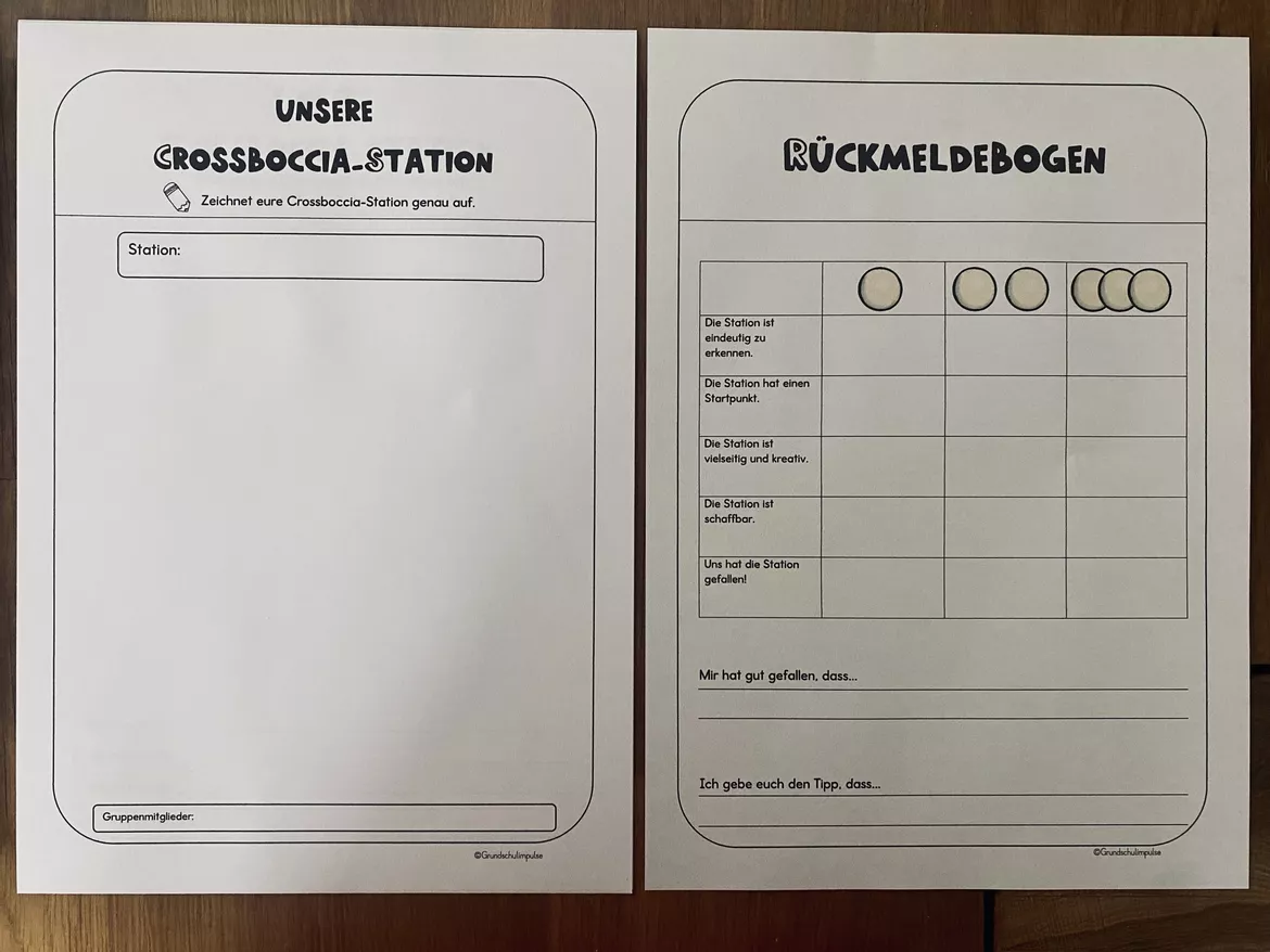 Bild in der Beschreibung des Unterrichtsmaterials Crossboccia: Unterrichtsreihe (Klasse 3+4) von Grundschulimpulse #8