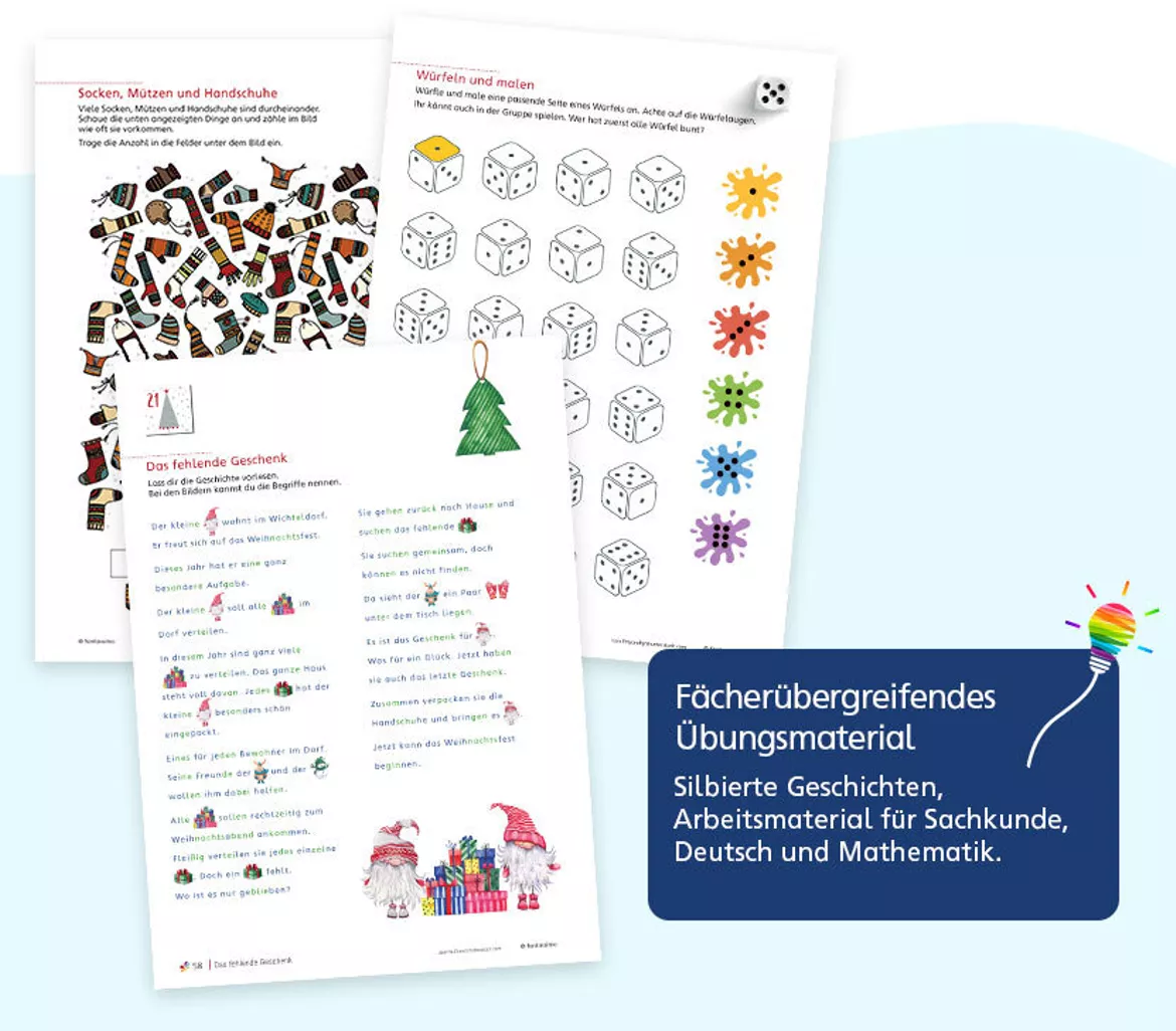 Bild in der Beschreibung des Unterrichtsmaterials Advent & Weihnachten - Materialpaket von fantassimo - Spaß und Motivation im Unterricht! #2