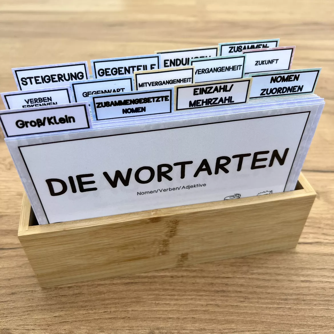 Bild in der Beschreibung des Unterrichtsmaterials XXL Megapaket Wortarten (Nomen, Verben, Adjektive) von Tafelzauber #2