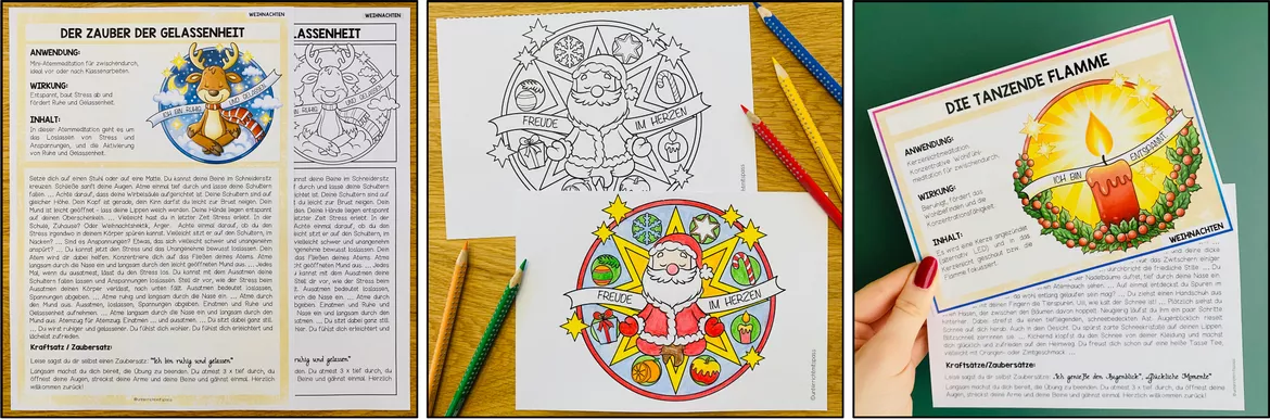 Bild in der Beschreibung des Unterrichtsmaterials WEIHNACHTS-MEDITATIONEN - 5 Mini-Meditationen für einen entspannten Schultag in der Weihnachtszeit (mit Audioaufnahmen) von Unterrichtmitspass #2