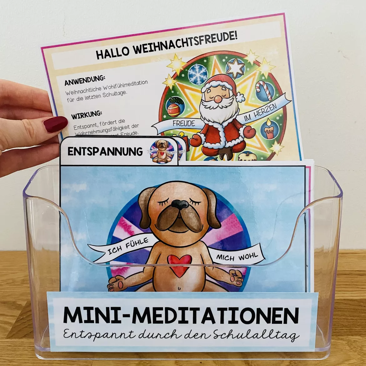 Bild in der Beschreibung des Unterrichtsmaterials WEIHNACHTS-MEDITATIONEN - 5 Mini-Meditationen für einen entspannten Schultag in der Weihnachtszeit (mit Audioaufnahmen) von Unterrichtmitspass #4