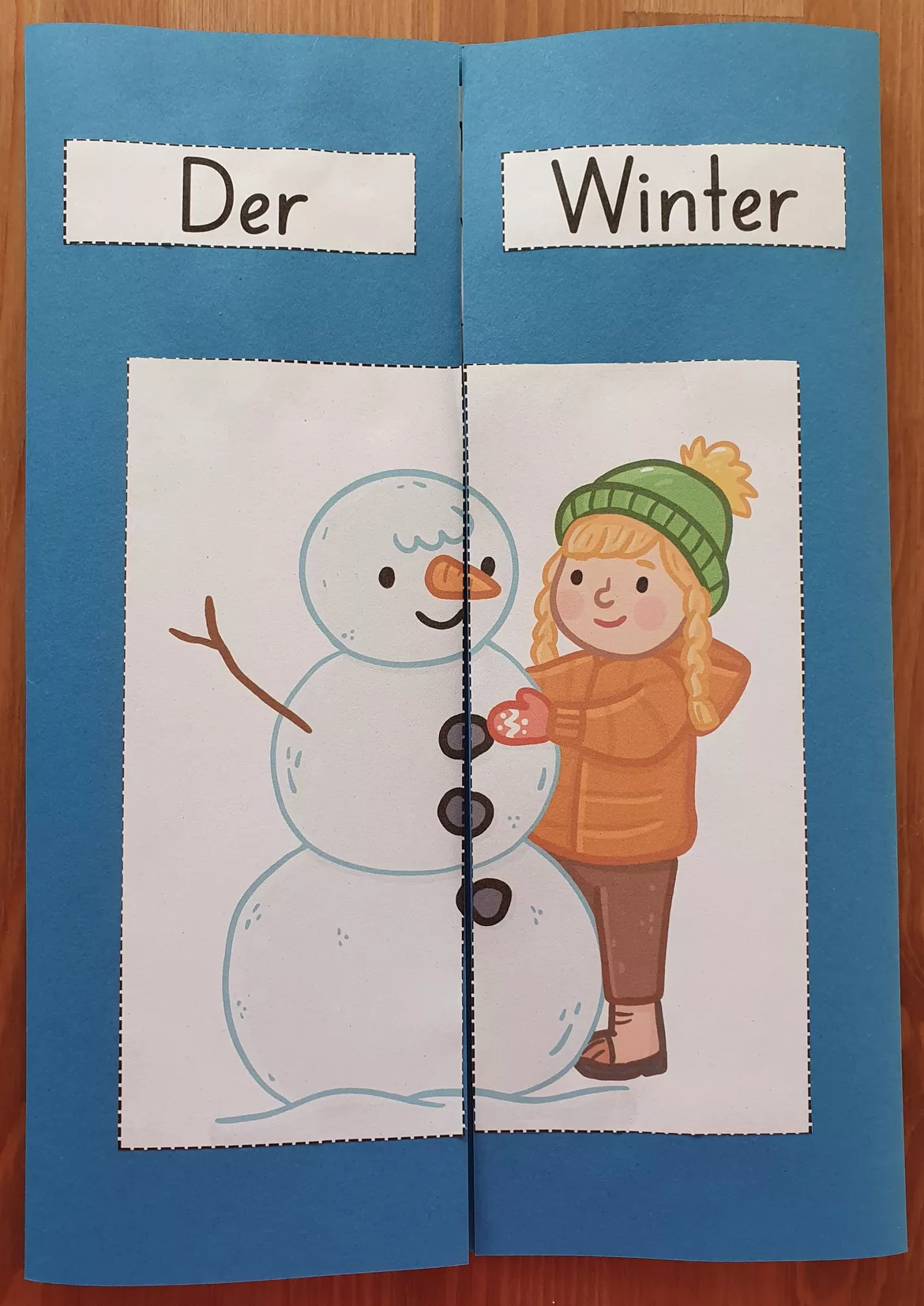 Bild in der Beschreibung des Unterrichtsmaterials Lapbook für den Kindergarten: Winter von Lernzaubern #2