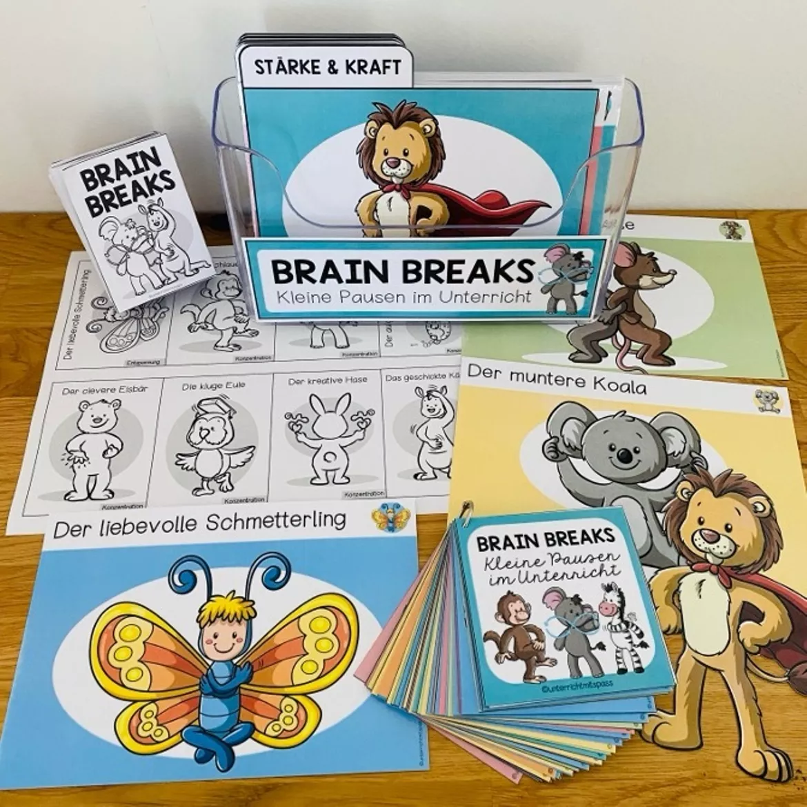 Bild in der Beschreibung des Unterrichtsmaterials BRAIN BREAKS - Kleine Pausen im Unterricht (Materialsammlung) von Unterrichtmitspass #1