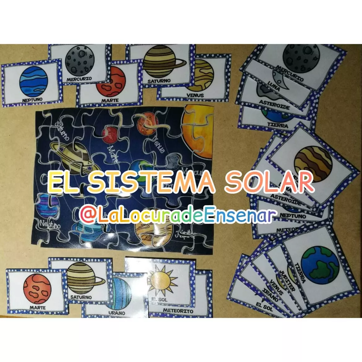 Bild in der Beschreibung des Unterrichtsmaterials Sistema Solar von LA LOCURA DE ENSEÑAR #1