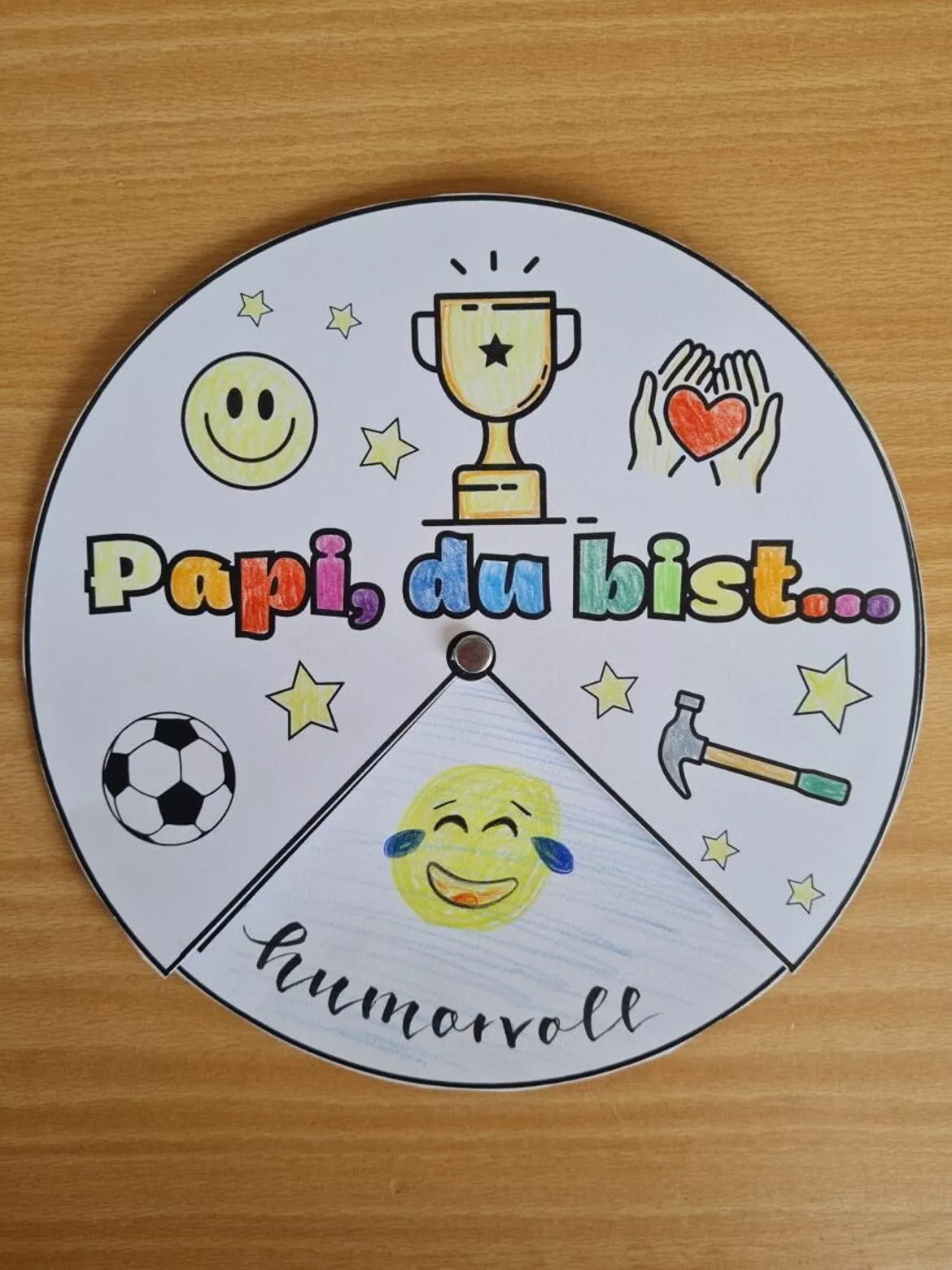 Bild in der Beschreibung des Unterrichtsmaterials Vorlage für Karte zum Vatertag von schulspiration #1