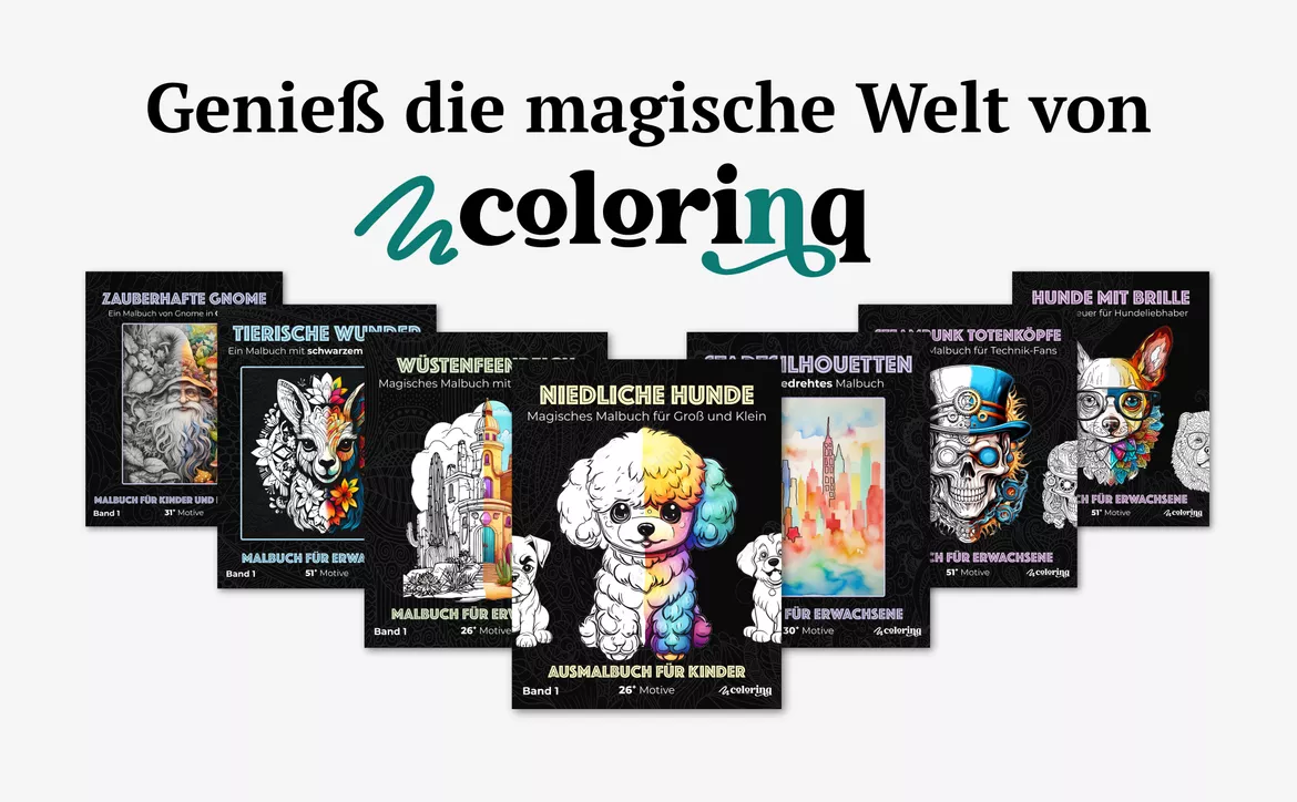 Bild in der Beschreibung des Unterrichtsmaterials Phantastische Tiere ➜ Ausmalbilder (52 Malvorlagen) von colorinq #5