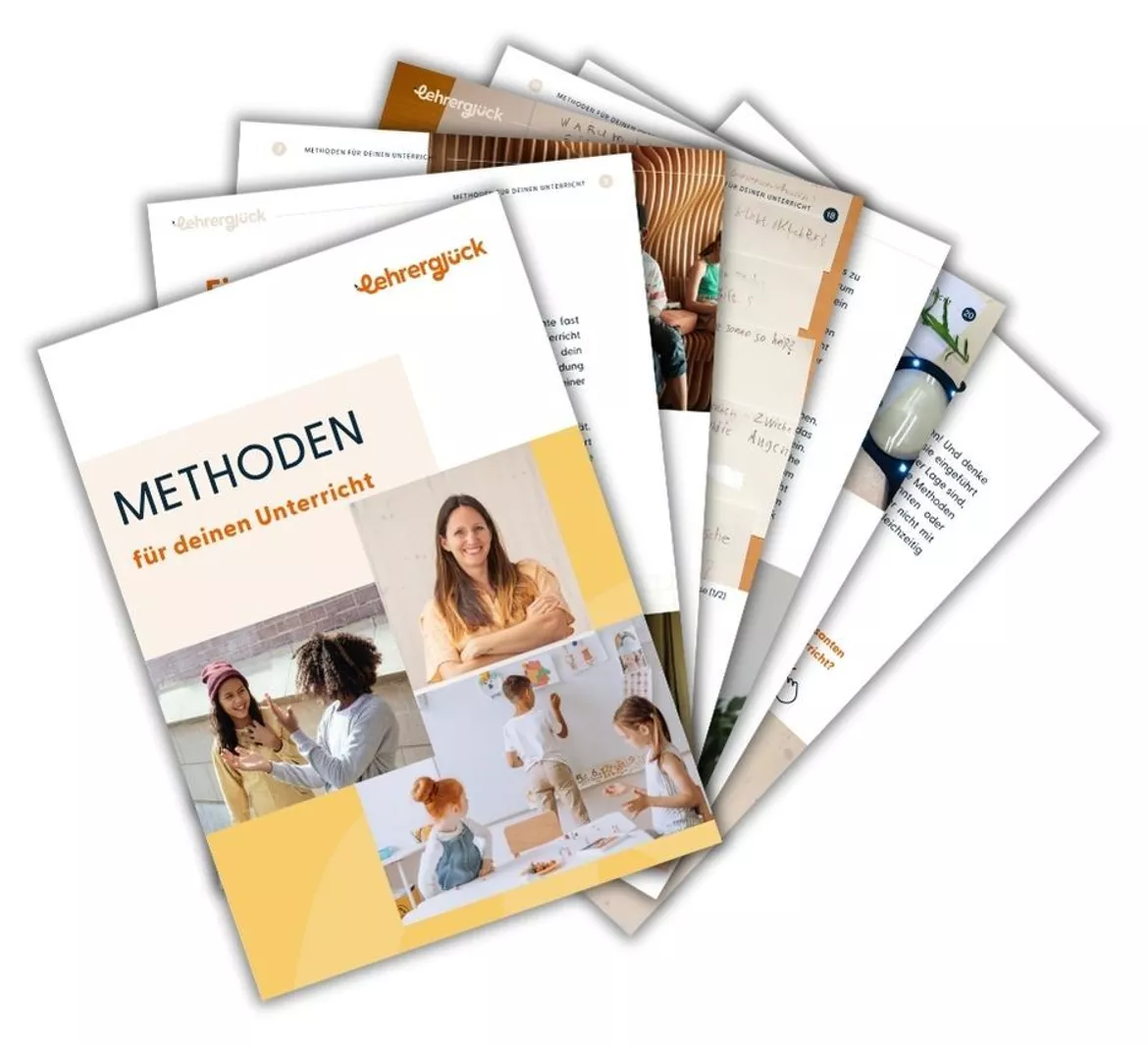 Bild in der Beschreibung des Unterrichtsmaterials Methoden für deinen Unterricht_E-Book von Lehrerglück #1