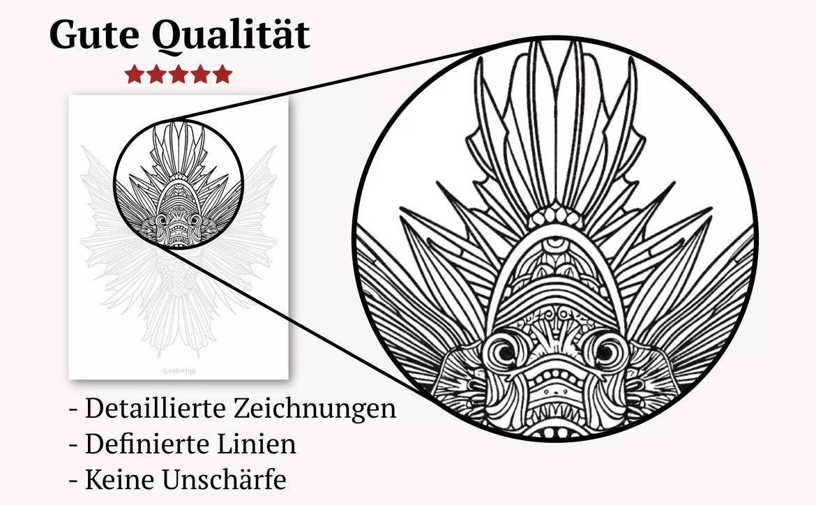 Bild in der Beschreibung des Unterrichtsmaterials Unterwasserparadies ❂ Ausmalbilder (54 Malvorlagen) - Meereswunder von colorinq #4