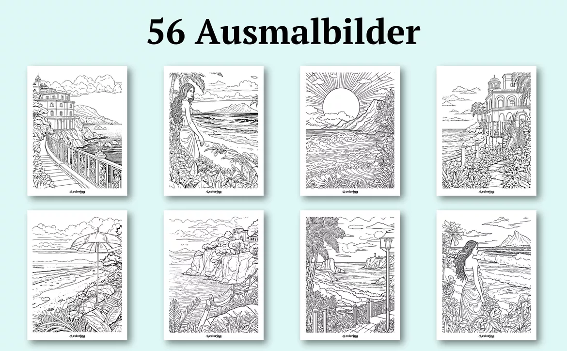 Bild in der Beschreibung des Unterrichtsmaterials Meer Und Küste ❤ Ausmalbilder (55 Malvorlagen) von colorinq #2