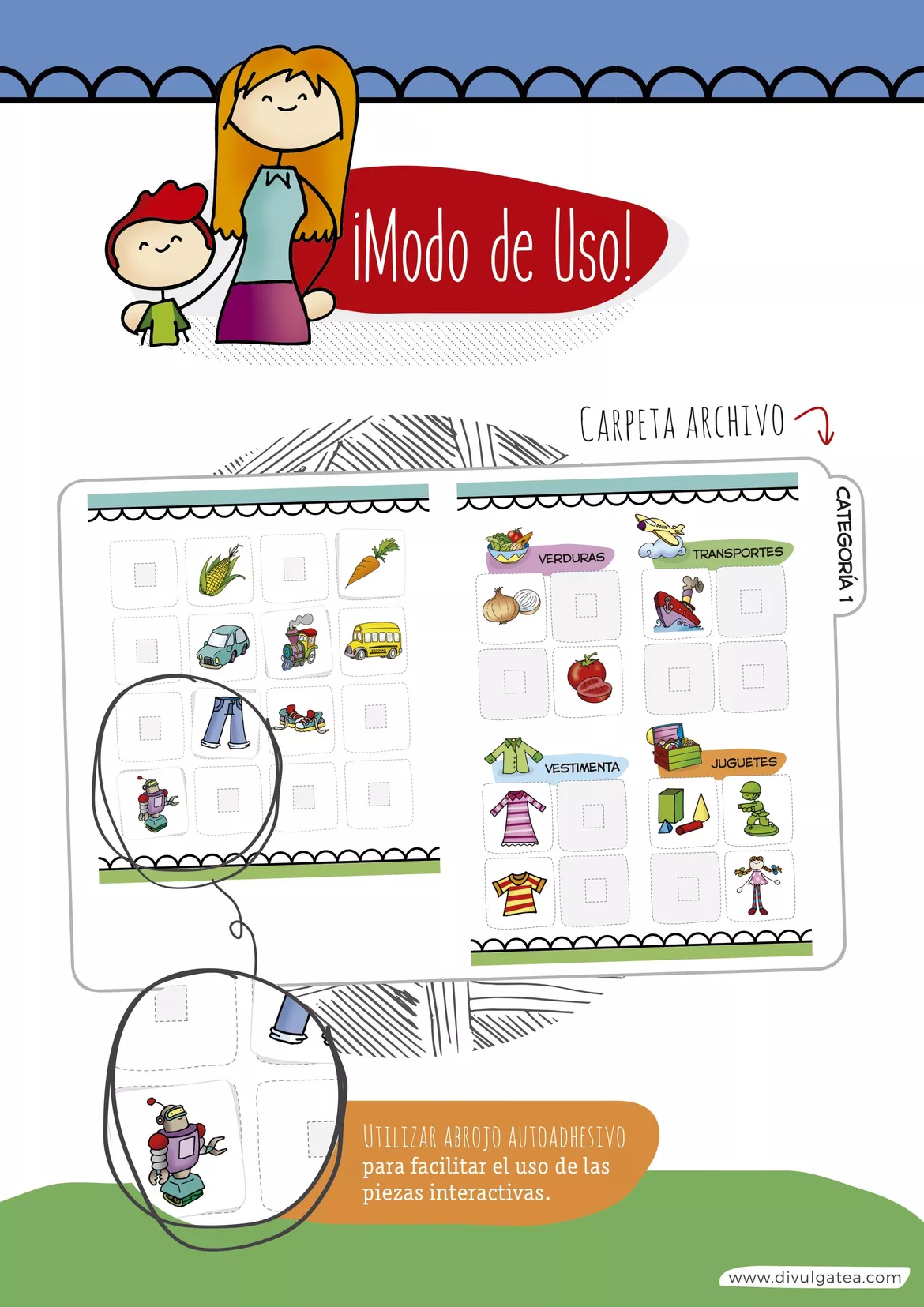 Bild in der Beschreibung des Unterrichtsmaterials Actividades para Aprender a Clasificar von Aprendo con Cle #1