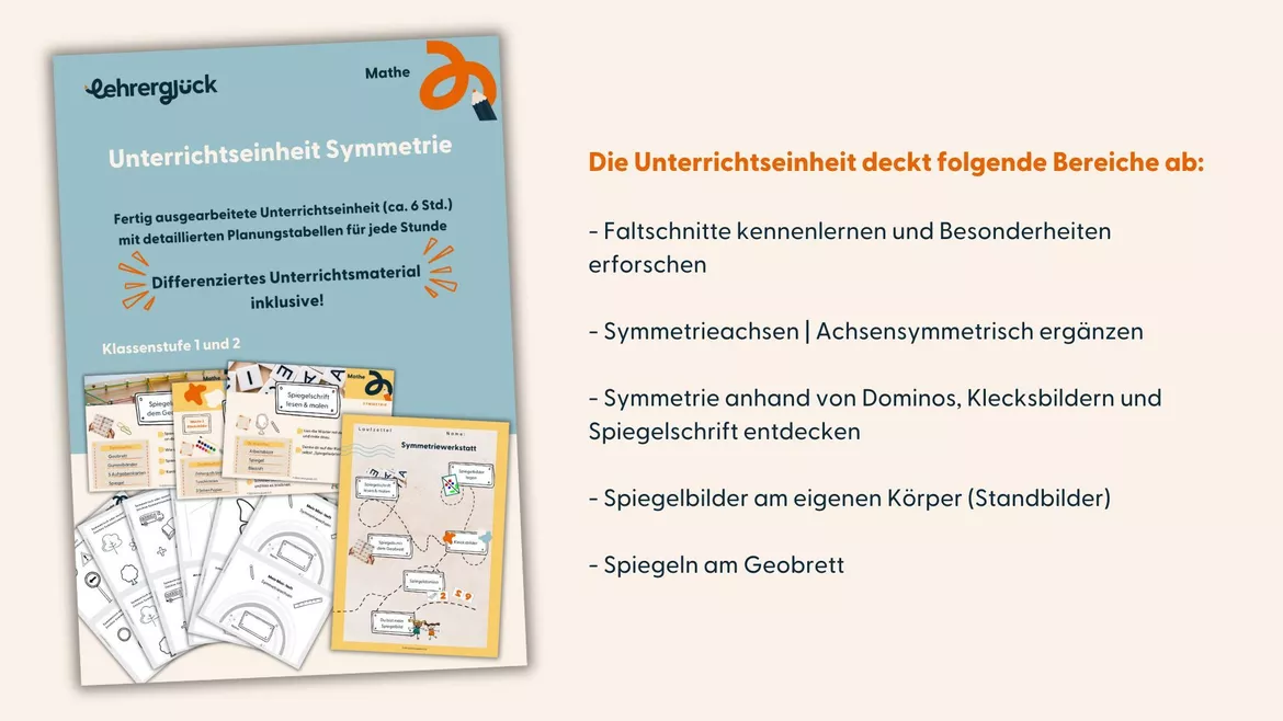 Bild in der Beschreibung des Unterrichtsmaterials Materialpaket Geometrie | Klasse 1 und 2 von Lehrerglück #2