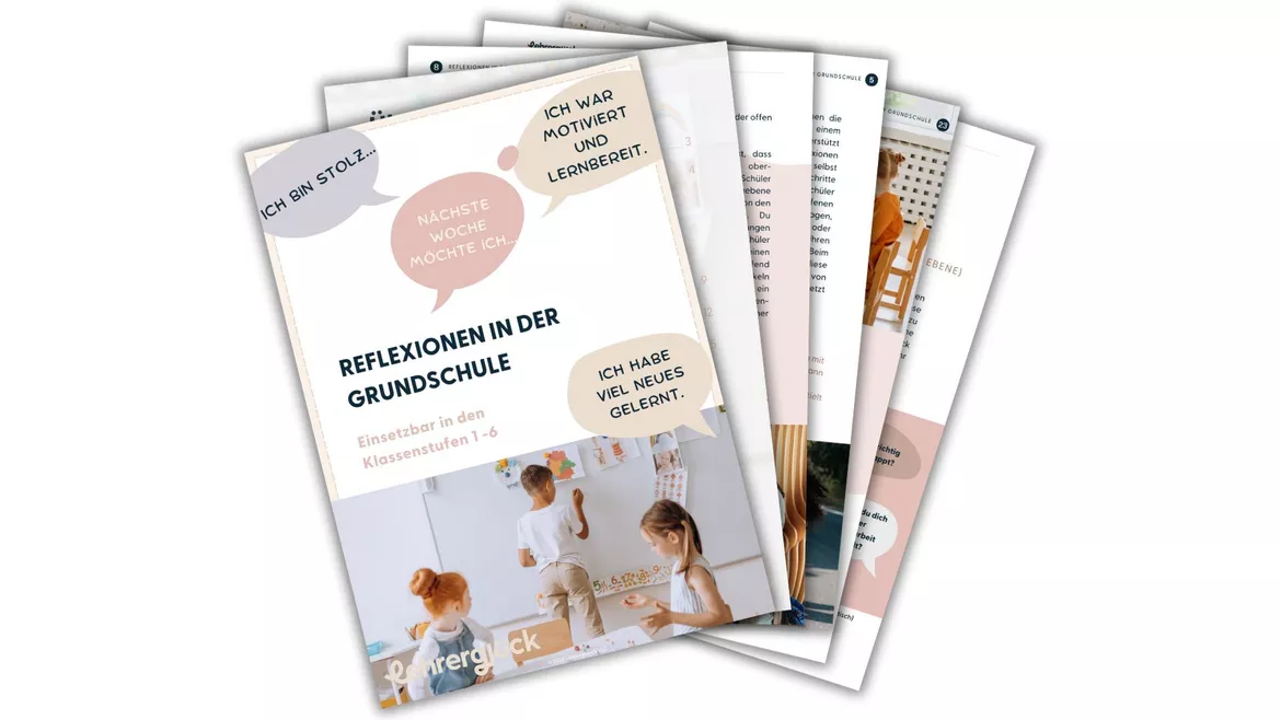 Bild in der Beschreibung des Unterrichtsmaterials E-Book | Reflexionen in der Grundschule (Klasse 1-6) von Lehrerglück #1