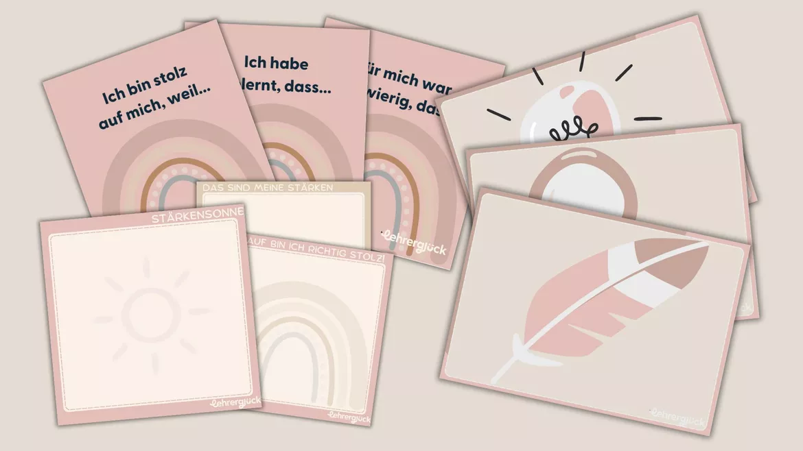 Bild in der Beschreibung des Unterrichtsmaterials E-Book | Reflexionen in der Grundschule (Klasse 1-6) von Lehrerglück #3