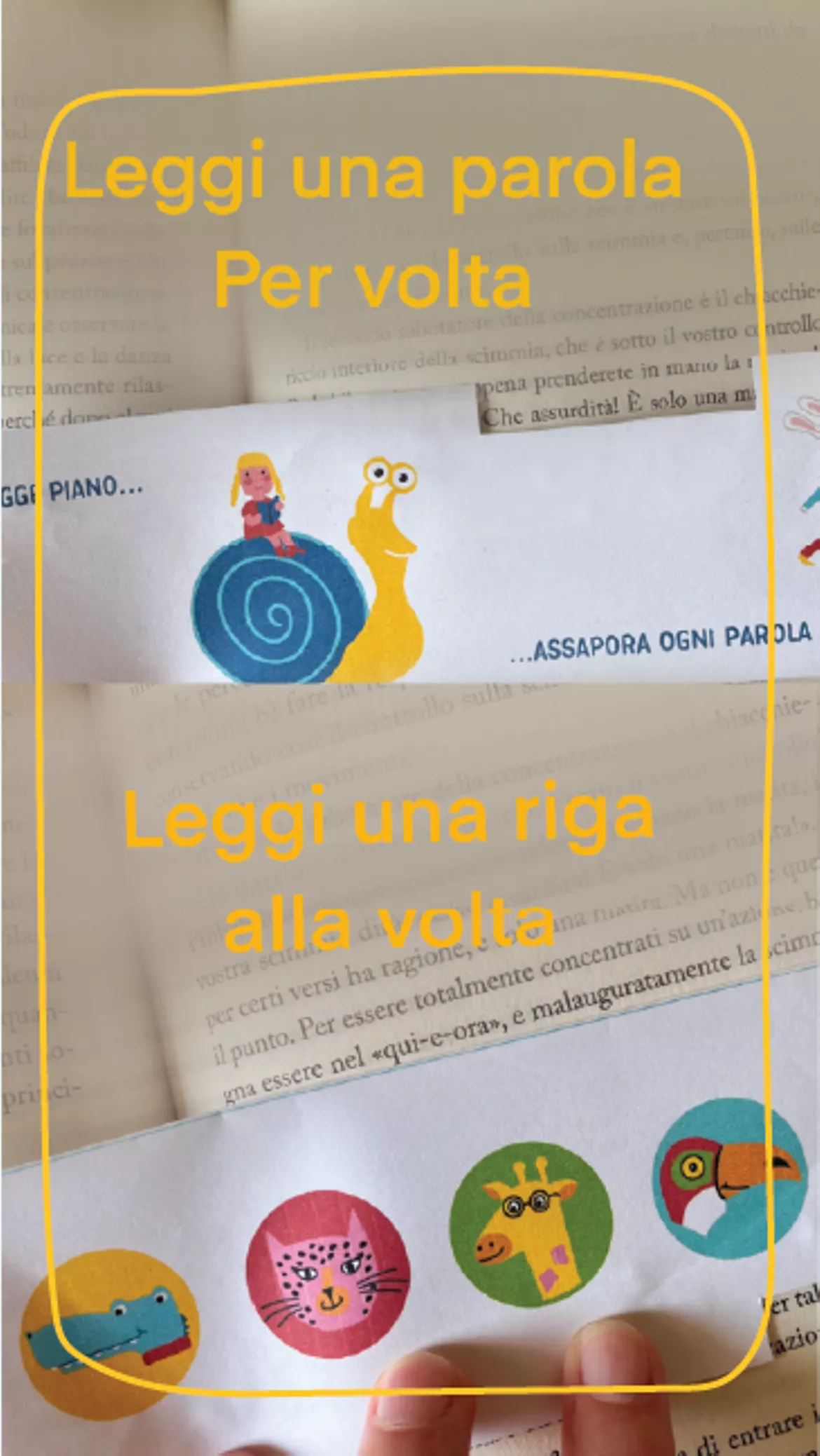 Bild in der Beschreibung des Unterrichtsmaterials Il segnalibro per imparare a leggere! Speciale DSA von Lalao.it #1