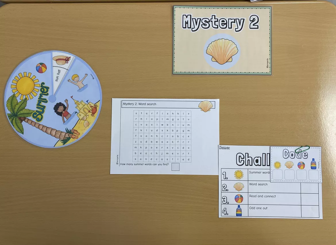 Bild in der Beschreibung des Unterrichtsmaterials Englisch Escape Room Summer 3/4 Klasse von Lernperle #2