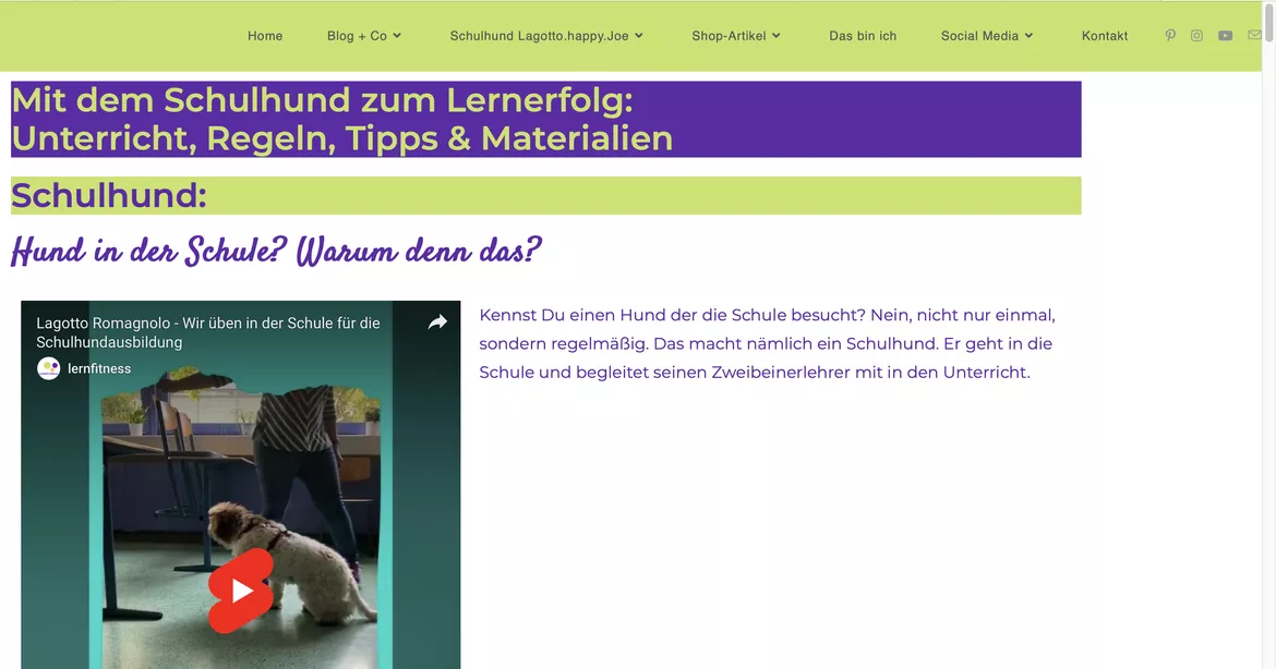 Bild in der Beschreibung des Unterrichtsmaterials Schulhund | Poster für das Schulgebäude | Info alle Schüler von Lernfitness #3