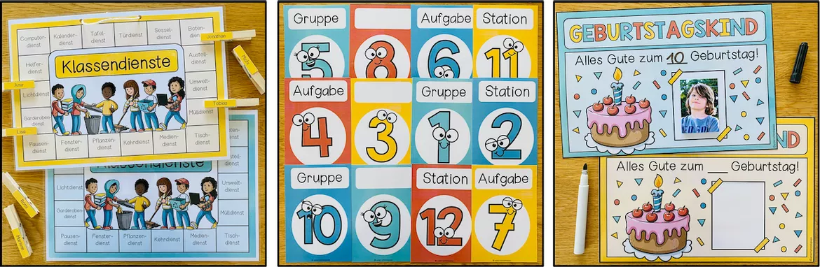 Bild in der Beschreibung des Unterrichtsmaterials Classroom Management Grundschule – Klassenregeln, Tagestransparenz & Klassenorganisation | wachsendes Sparpaket von Unterrichtmitspass #6