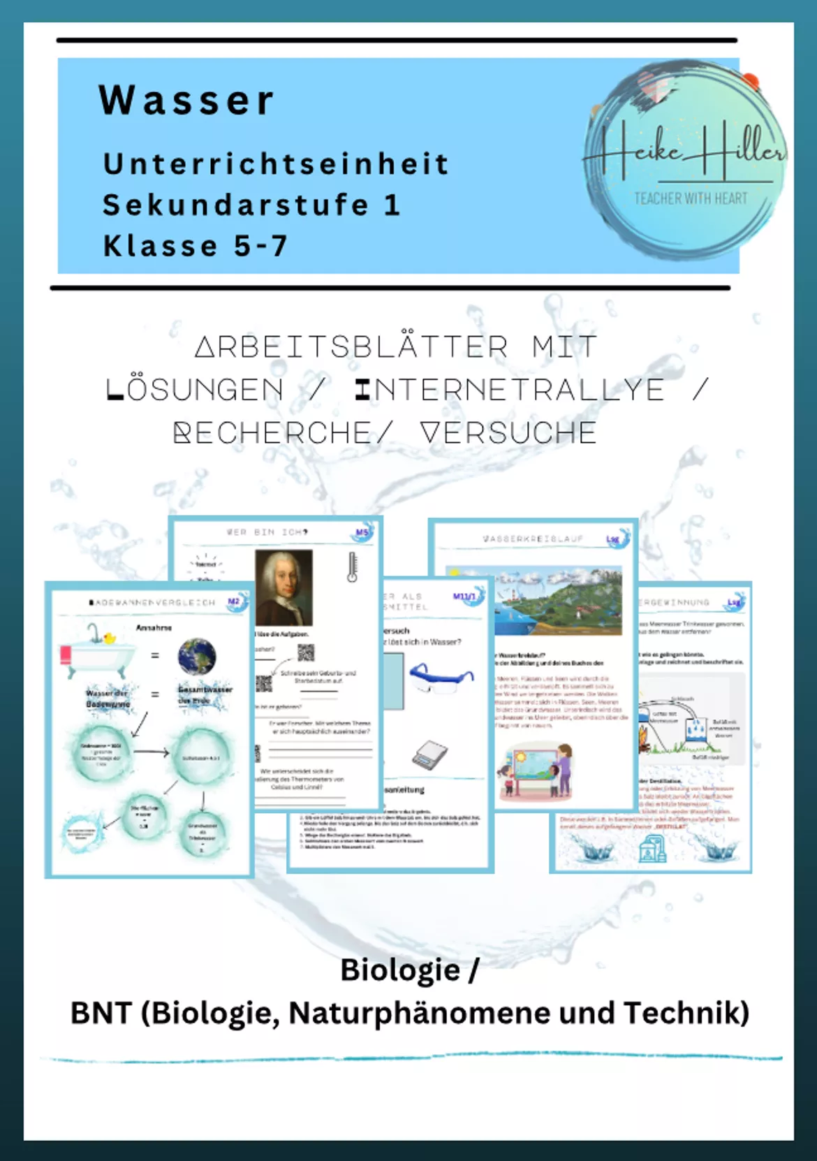 Bild in der Beschreibung des Unterrichtsmaterials 💥NEW 💥 💡QUIZ - Rund um das Thema WASSER 💦 von Heike Hiller #1