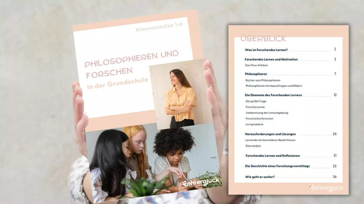 Bild in der Beschreibung des Unterrichtsmaterials Materialpaket "Philosophieren und Forschen in der Grundschule" (Klasse 1-6) von Lehrerglück #1