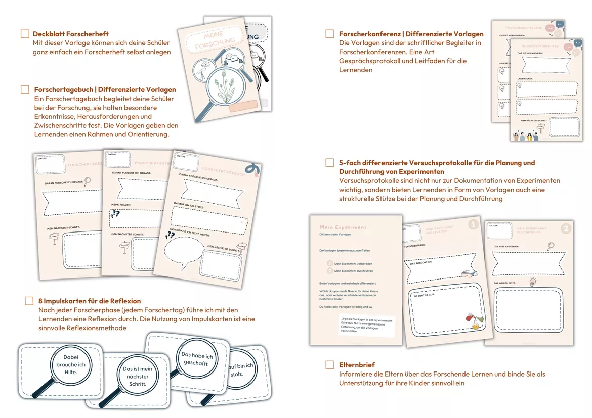 Bild in der Beschreibung des Unterrichtsmaterials Materialpaket "Philosophieren und Forschen in der Grundschule" (Klasse 1-6) von Lehrerglück #3