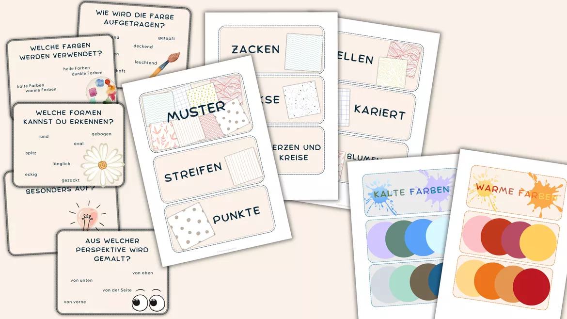 Bild in der Beschreibung des Unterrichtsmaterials Kunst Ideenkiste_13 Projekte für den Kunstunterricht in der Grundschule von Lehrerglück #4