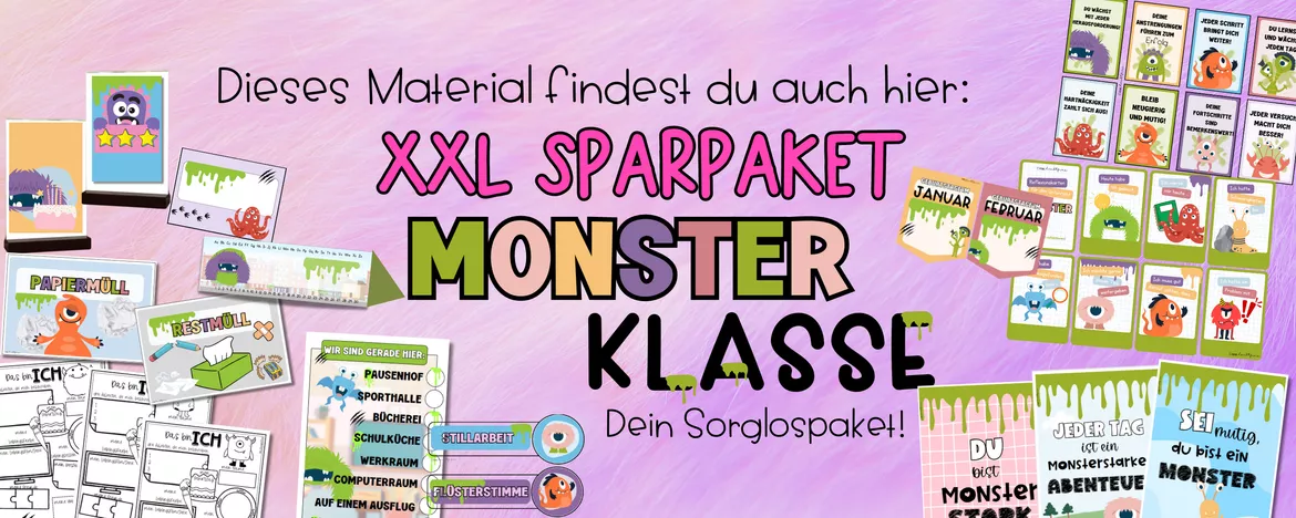 Bild in der Beschreibung des Unterrichtsmaterials Monsterklasse: Postmappe von ms.doubtfire #1