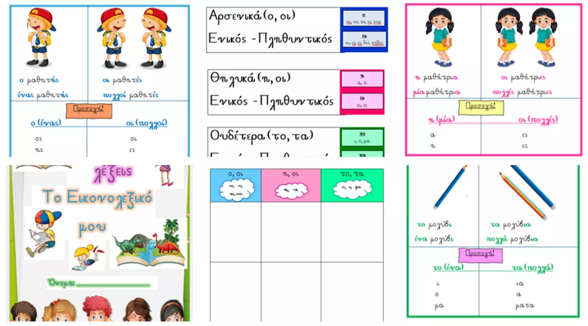 Bild in der Beschreibung des Unterrichtsmaterials Όλα για την οργάνωση των τετράδιων των Ελληνικών von Μάθε ΜΕ ελληνικά #1