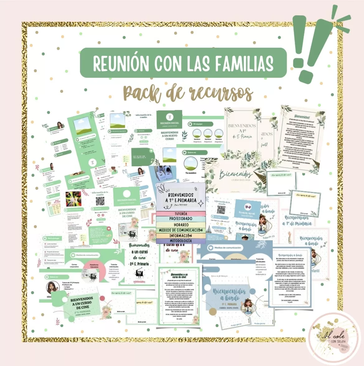 Bild in der Beschreibung des Unterrichtsmaterials Pack - Reunión con las familias von alcoleconsilvia #1